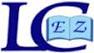 na białym polu ciemnoniebieskie litery LC obok błękitne strony otwartej książki na której widnieją litery EZ