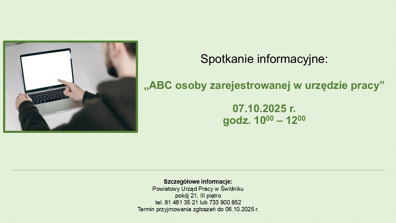 Zdjęcie artykułu Grupowe spotkanie informacyjne