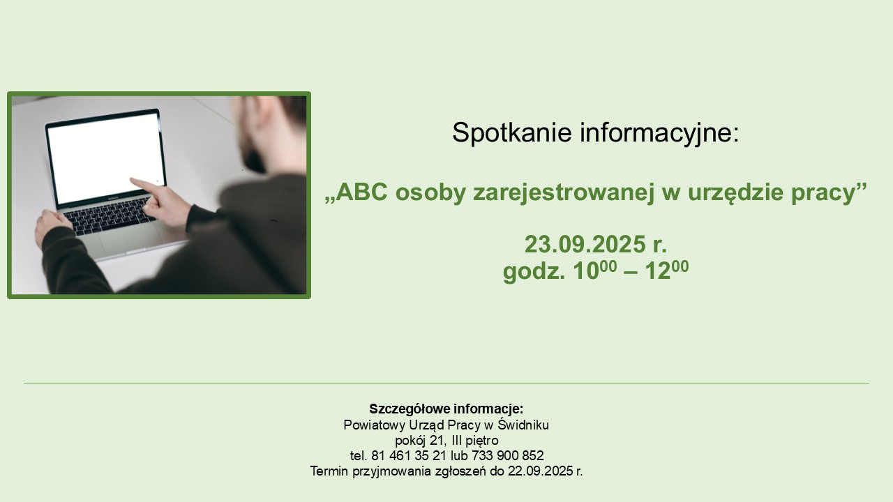 Zdjęcie artykułu Grupowe spotkanie informacyjne
