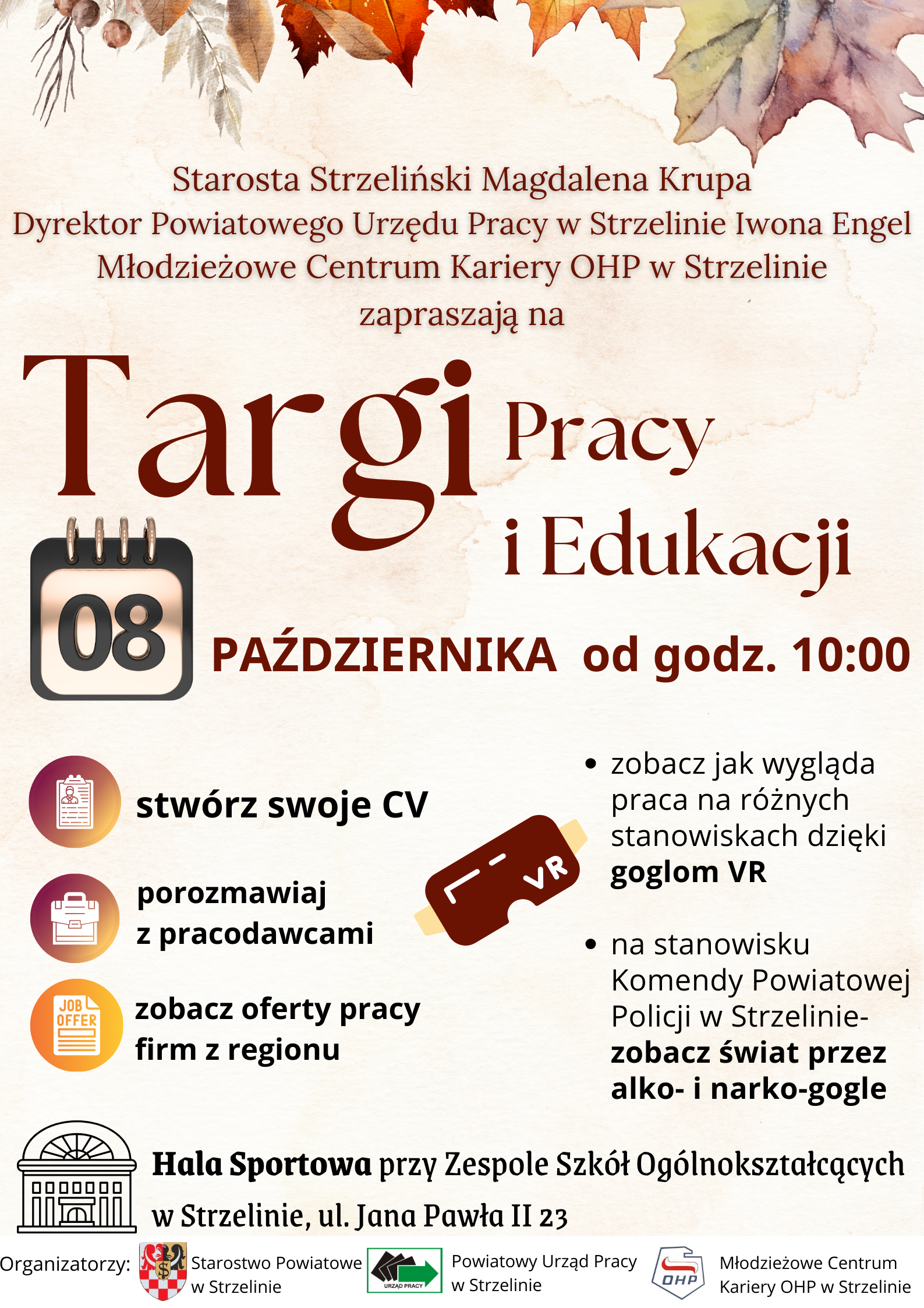 Obrazek dla: Targi Pracy i Edukacji 08.10.2025 r.