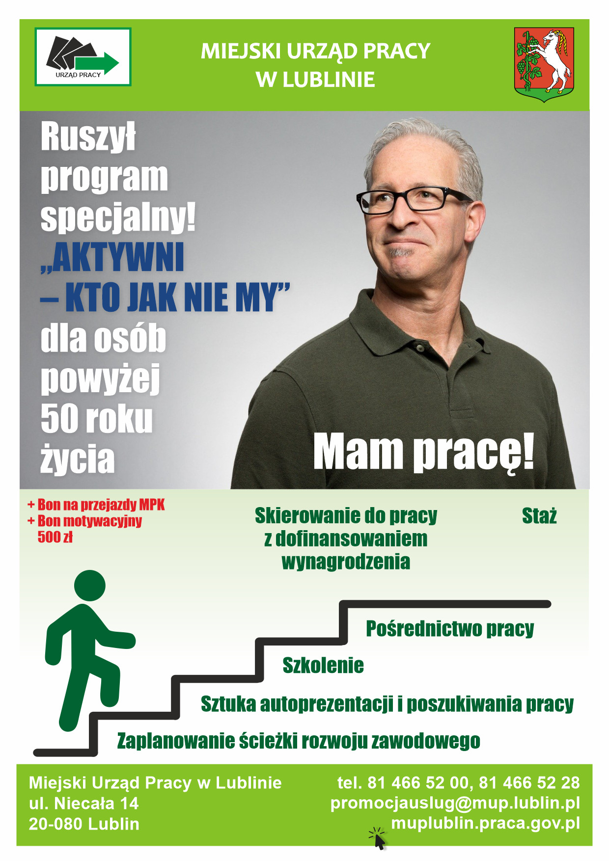 Plakat A4 - Ruszył Program specjalny Aktywni - 2022