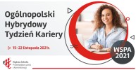 Obrazek dla: 3 Ogólnopolski Hybrydowy Tydzień Kariery WSPA